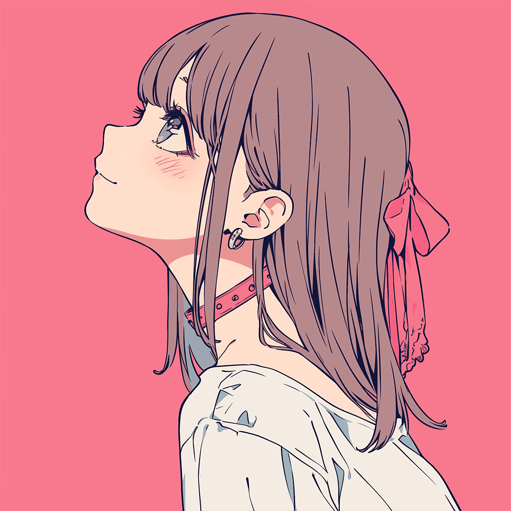 前向きな女の子のフリーアイコン